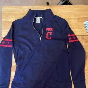 Pink Quarter Zip Cleveland